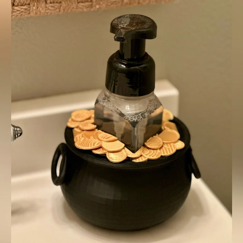 Saint Patrick's Day Pot of Gold Soap Holder for Bath & Body Works Bottles